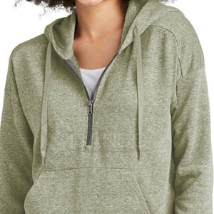 เสื้อมีฮู้ดสำหรับผู้หญิงเสื้อฮู้ดซิปไซส์ใหญ่พิเศษ - Product Image 4