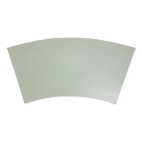 Ventilateur de tasse en papier imprimé, écologique, personnalisé et imprimé, en papier kraft jetable avec revêtement PE, pour la fabrication de tasses en papier vierges