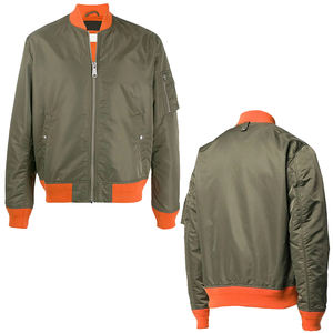 Chaqueta Bomber Personalizable para Hombre en Color Sólido, Material 100% Nailon, Chaquetas Bomber para Hombre de Alta Calidad - Product Image 4