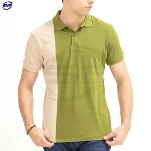 Uniforme de trabajo de alta calidad Polo de negocios Camias en blanco bordado algodón poliéster hombres Polo de Golf liso - Product Image 1