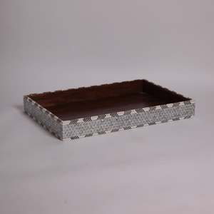 Elegante Bandeja para Servir Chocolate y Postres para Decoración Festiva del Hogar y Regalos, Bandeja de Servicio de Lujo Hecha a Mano con Incrustaciones de Nácar - Product Image 6