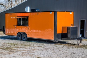 รถขายบาบีคิวรถเข็นขายอาหารรถตู้แบบสั่งทำสำหรับผลิตพิซซ่าเบอร์เกอร์ไอศกรีมกาแฟ - Product Image 3