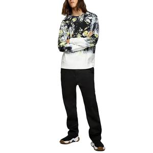 Jersey de cuello redondo tie Dye sudadera al por mayor precio bajo personalizado de alta calidad hombres sudadera de manga larga - Product Image 4