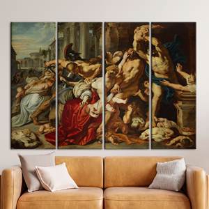 Lienzo Impreso: Massacre of Innocents, Arte Barroco, Obra Clásica, 4P: Enrollado en Lienzo - Product Image 1
