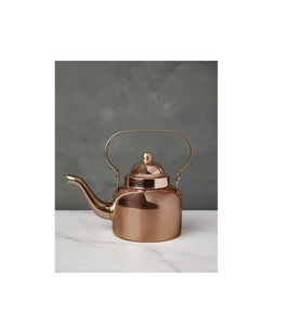 Lujoso hervidor de cobre antiguo para hervir agua o servir té diseñado para uso funcional y decorativo - Product Image 2