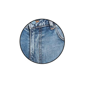 Pantalones cortos de mezclilla a la moda para mujer, pantalones vaqueros rasgados de cintura alta, pantalones cortos elásticos informales de verano, ropa de calle, ropa de uso diario de moda para exteriores - Product Image 5