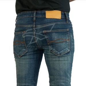 Pantalones vaqueros de servicio OEM de último diseño para hombre Pantalones vaqueros lavados de calidad superior cómodos para hombre - Product Image 6