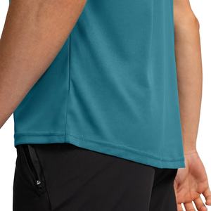 Durabilité Construit sonnerie Microfibre Nouveau Style Tissu De Refroidissement Col Rond Chemise Tricoté Gym Porter T-Shirt À Séchage Rapide Plaine Hommes Gym - Product Image 5