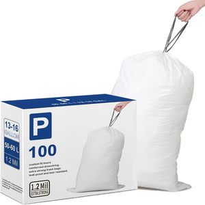 Eco-Friendly Custom Fit Trash Bags for Simplehuman <b>Bins</b> – Leakproof Garbage Liners - Product Image 3