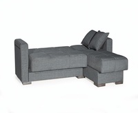 Juego de Sofás de Esquina, Superventas, Lujoso, Moderno, Nórdico, con Almacenamiento, Cojín, Sofá Cama de Tres Plazas, Estructura de Madera Maciza, Cubierta de Tela