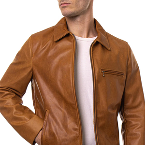 Qualité supérieure Meilleur prix Veste en cuir de mouton vintage pour homme personnalisée Veste en cuir vintage nouvelle mode entièrement personnalisée - Product Image 5