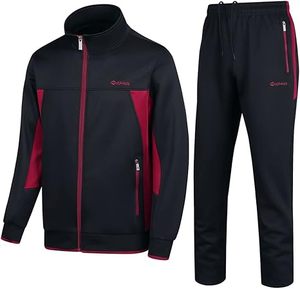 Conjuntos Deportivos de Dos Piezas para Hombre de Alta Calidad, Conjuntos de Sudadera y Pantalones Deportivos con Estampado de Retazos, Ropa Deportiva con Bolsillo 2024 - Product Image 3