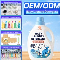 Détergent à lessive pour bébé, parfum naturel, nettoyant pour vêtements, antibactérien, liquide de nettoyage pour couches, produits de nettoyage en bouteille