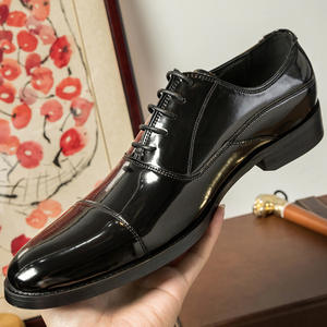 Nuevos Zapatos Oxford de Cuero Charol Estilo Coreano con Punta Redonda, Diseño Clásico para Vestir Formal en Ocasiones de Negocios - Product Image 3