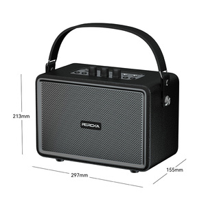 Reroka <span class=keywords><strong>Retro</strong></span> Chất Lượng Cao Âm Thanh Karaoke Loa Bluetooth Đảng Loa Hỗ Trợ Kép Không Dây <span class=keywords><strong>Microphone</strong></span> S4201 - Product Image 4