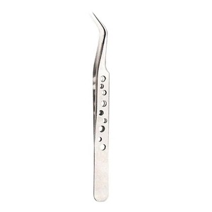 HERMANN MEDITECH High Quality Stainless Steel Durable <b>Light</b> Weight Non <b>Magnetic</b> Eyelash Extension Tweezers Precision Beauty Tool - Product Image 3