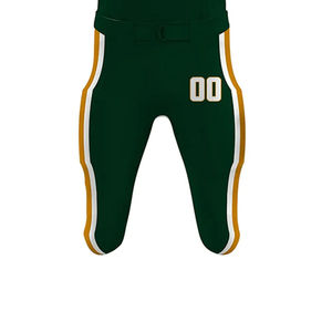 ชุดฟอร์มอเมริกันฟุตบอลชุดเครื่องแบบอเมริกันฟุตบอลสีเขียว - Product Image 5