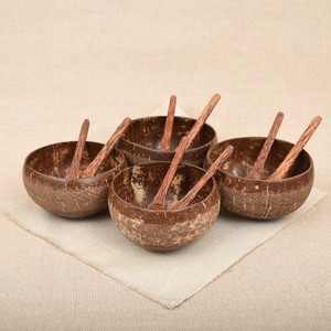 Sculpture à la main bol de noix de coco aliments naturels bols sûrs moins cher smoothie servant des coquilles de coco pour l'exportation - Product Image 1