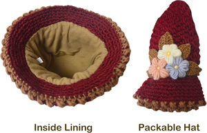 หมวกบีนนี่สำหรับผู้ชายผู้หญิงหมวกไหมพรมถักอบอุ่นปักโลโก้ได้ตามต้องการหมวกลายสำหรับกิจกรรมกลางแจ้งในฤดูหนาว - Product Image 3