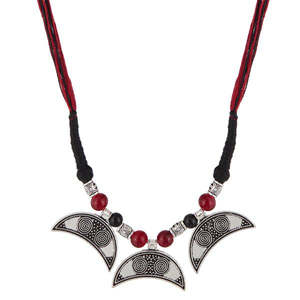 Ensembles de bijoux fins Urthn Collier en fil plaqué or rhodium et 18 carats avec zircon Matériau principal Cuivre Modèle 1111314E - Product Image 1