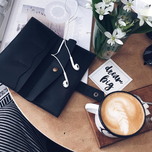 LWM-0086 portefeuille en cuir véritable de Style Vintage pour femmes fermeture ouverte longue longueur antivol mince porte-passeport porte-carte - Product Image 6