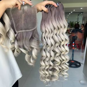 ผมตรงธรรมชาติคุณภาพสูงสุด ราคาสุดคุ้ม  แบบไล่สี (ออมเบร) ผมแท้เวียดนาม  ชุดต่อผมพร้อมปิดผม  2025 - Product Image 4