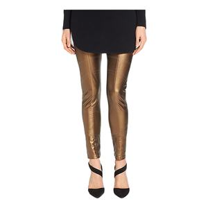 Pantalones de cuero a medida personalizados para mujeres jóvenes, estilos elegantes y elegantes OEM - Product Image 1