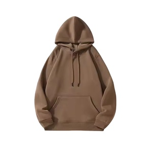 Sweat à capuche unisexe personnalisé en polyester thermique lourd, teint uni, bio et écologique, style streetwear, couleur dynamique - Product Image 1