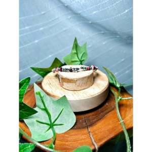Ethnic Navajo Strung <b>Bracelet</b> Purple Spiny Oyster & Sterling <b>Silver</b> Beaded for Gift - Product Image 4