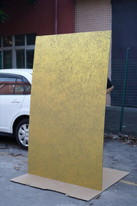 Panel de Pared Arquitectónico Moderno Dorado, Impermeable e Ignífugo, con Diseño Gráfico para Proyectos de Interiores de Hoteles, Oficinas y Comercios - Product Image 2