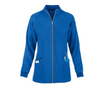 Nouveau Style femmes haute qualité multicolore veste d'allaitement Snap avant à manches longues fermeture éclair conçu pour les uniformes Scrubs - Product Image 2