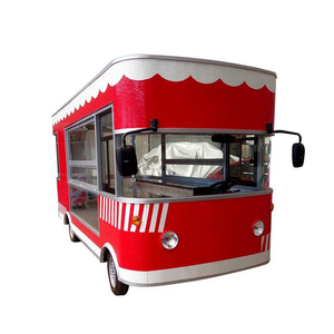 BBQ Food Trailer Mini Street Mobile Food Trailer/food Truck for Design Ice Cream Multifunctional Customized Provided - Product Image 3