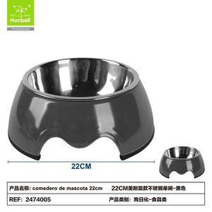 Wholesale Stainless Steel & Plastic Pet <b>Feeder</b> Bowl Dog & <b>Cat</b> Food Bowl Manufactured by Professional Pet Bowls & <b>Feeders</b> Company - Product Image 2