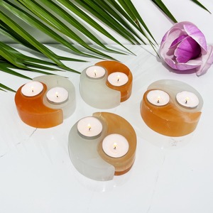 Plateau de bougie de style ange en résine époxy unique fabriqué à la main - Product Image 5