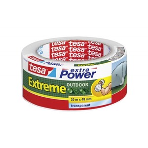 Tesa Extra Power Universal Extreme pour une utilisation en extérieur, transparent, longueur 20m largeur 48mm - Product Image 1