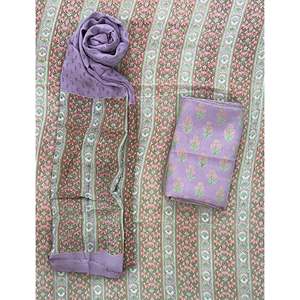 Ensembles de costumes pour femmes en crêpe non cousus, imprimés à la main - Product Image 1