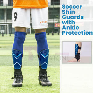 Espinilleras de tobillo PU Protección profesional Ligero Transpirable Gancho Cierre de bucle Máxima agilidad para entrenamiento de lucha - Product Image 4