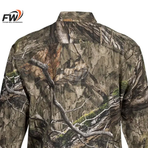 เสื้อเชิ้ตสำหรับล่าสัตว์ผู้ชายขายส่งจากโรงงานโดยตรง เสื้อเชิ้ตสำหรับล่าสัตว์ผู้ชายคุณภาพดีมีสไตล์ ราคาถูก พร้อมบริการ OEM - Product Image 4
