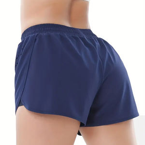 Short de course 2 en 1 pour femme avec poche pour téléphone Taille haute Gym Workout Quick-Dry Athletic Fitness Activewear - Product Image 3