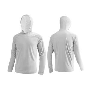 Sweat-shirts à sublimation personnalisés en usine, UPF50, 40 UV, chemises de pêche à manches longues, sweat-shirt de randonnée avec trous pour les pouces, chemise pour hommes - Product Image 1