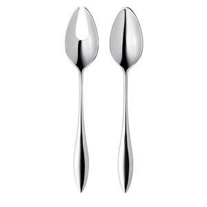 Ensemble de service à salade dorée avec poignée ronde et fine pour baguettes Ustensiles de cuisine Ustensile de cuisine Ensemble de cuillères de service pour soupe à salade - Product Image 3