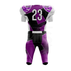 Concevez votre propre uniforme de football américain personnalisé avec des manches courtes respirantes fabriquées dans les meilleurs matériaux - Product Image 2