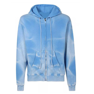 100% coton polaire fermeture éclair Style hommes vêtements d'hiver sweats à capuche meilleur matériel hiver saison porter des sweats à capuche pour hommes - Product Image 1