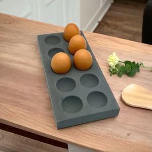 Balanced Iron <b>Egg</b> Rack <b>Egg</b> Holder With Wide Base And Lightweight Spiral For Portable Kitchen Use - Product Image 6