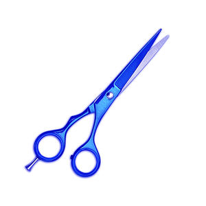 Ciseaux de coiffure Ciseaux de salon de coiffure Couleur bleu foncé Métal Acier Cheveux Ciseaux de coiffeur élégants - Product Image 2