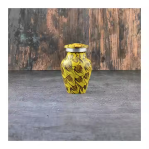 Urnes souvenirs modernes en métal pour cendres humaines Urne souvenirs en aluminium de haute qualité Urne funéraire gravée souvenir - Product Image 5