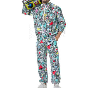 ชุดวอร์มสำหรับผู้ชายชุดวอร์มเข้ารูปพิมพ์ลายซับลิเมชันแบบสีพื้น - Product Image 1