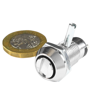 ABA Marca Mini Cerradura Cilíndrica Sin Llave Cajas de Distribución Industrial Cartón Moneda Vuelta Aleación de Zinc TW Cromado Brillante - Product Image 6