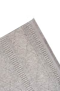 Tapis gris en macramé tissé à la machine, vente en gros de fourrure en micro polyester de qualité supérieure à faible quantité minimale de commande fabriqué en Turquie - Product Image 5