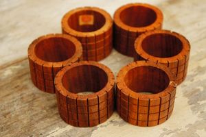 แหวนรองผ้าเช็ดปากไม้ล่าสุด ดีไซน์ใหม่ล่าสุด - ทำด้วยมือทั้งหมด - ผลิตในอินเดีย - ของใช้บนโต๊ะอาหาร - เป็นมิตรกับสิ่งแวดล้อม - Product Image 3